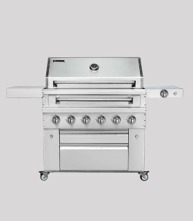 باربیکیو ۷ شعله تمام‌استیل زغالی–گازی