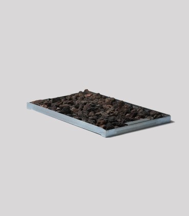 سینی زغال مصنوعی ۷۰ سانت به همراه زغال مصنوعی